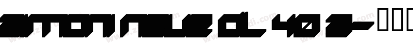 Almoni Neue DL 40 A字体转换